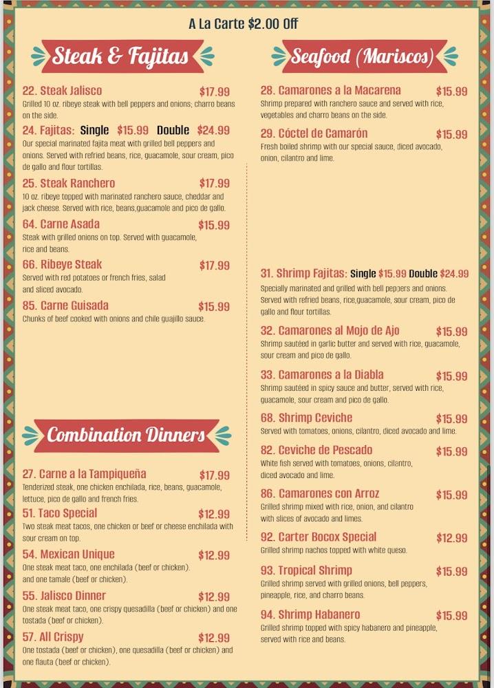 La Macarena Menu image 4