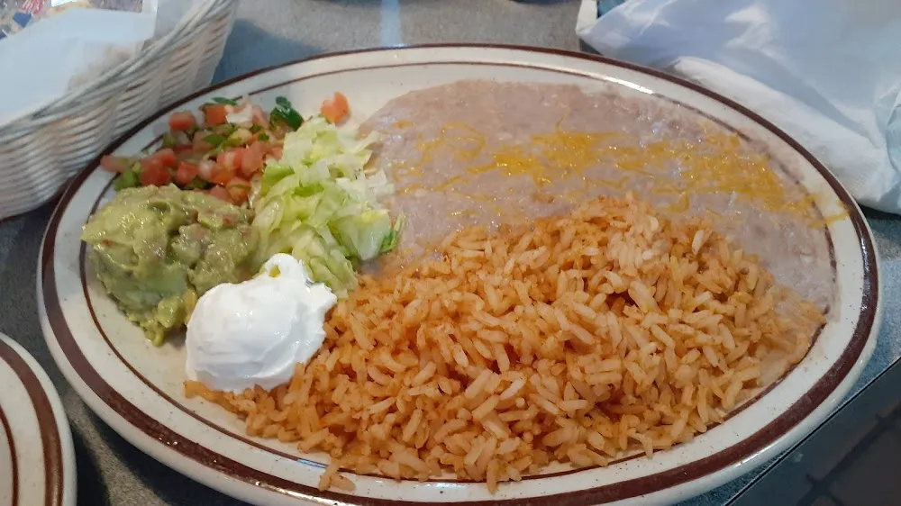 Rice and Beans with Pico De Gallo
